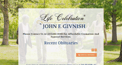 Desktop Screenshot of johnfgivnish.com